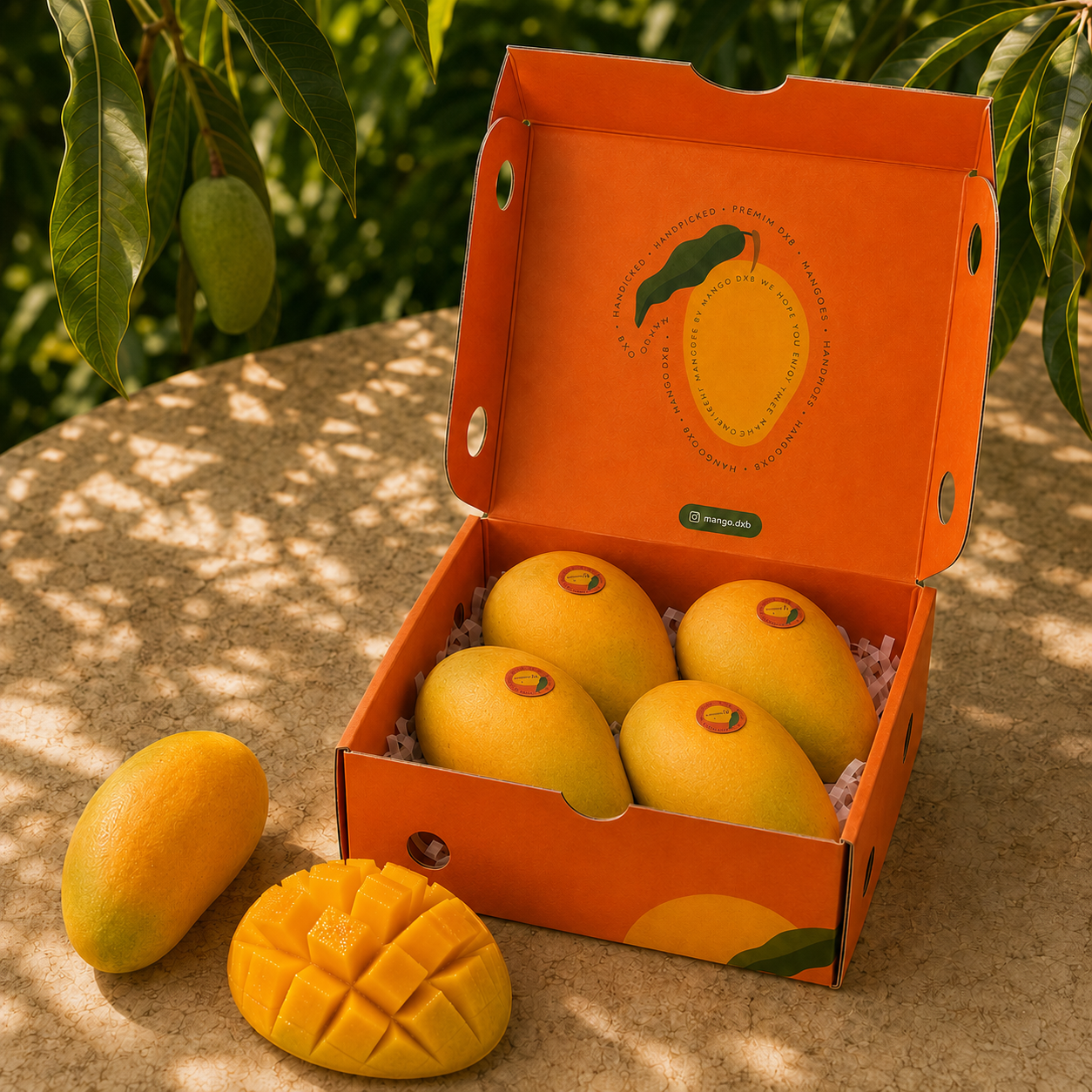 Premium Indian Alphonso Mangoes - Box of 4