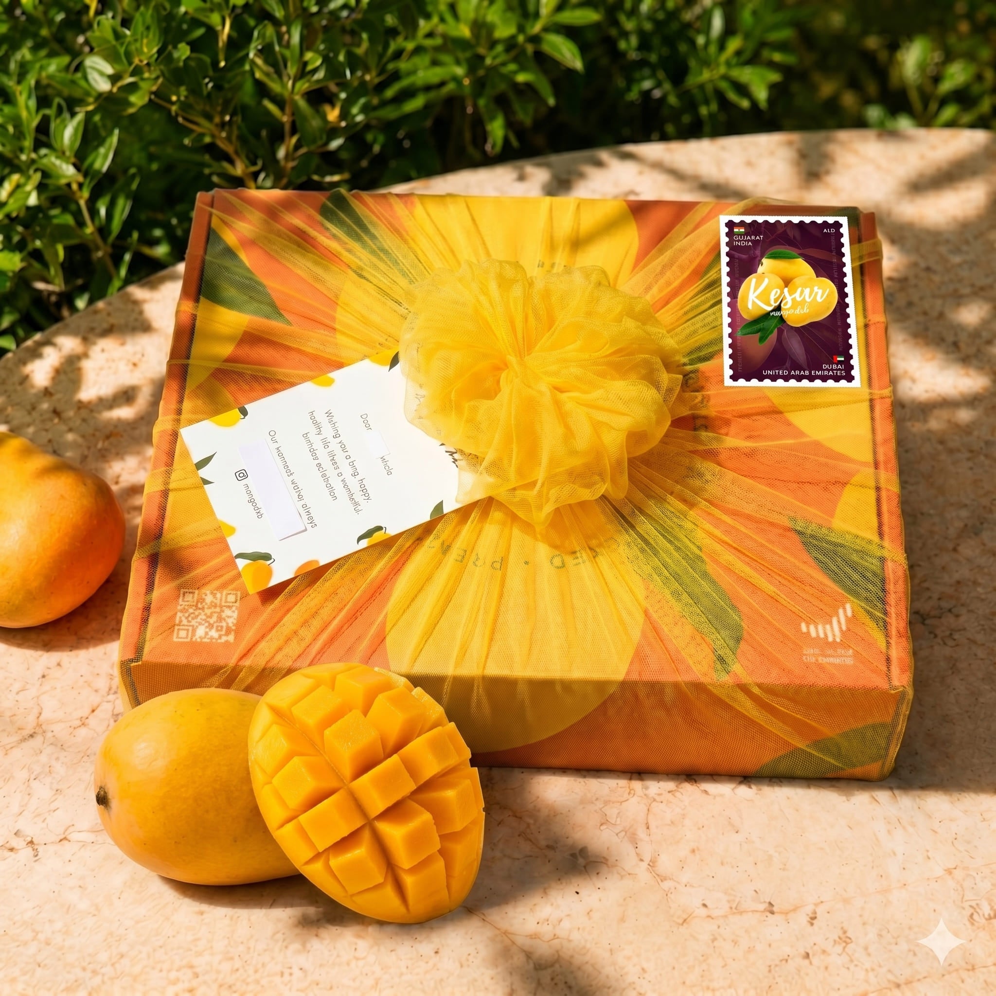 Premium Indian Gir Kesar Mangoes - Gift Box of 12