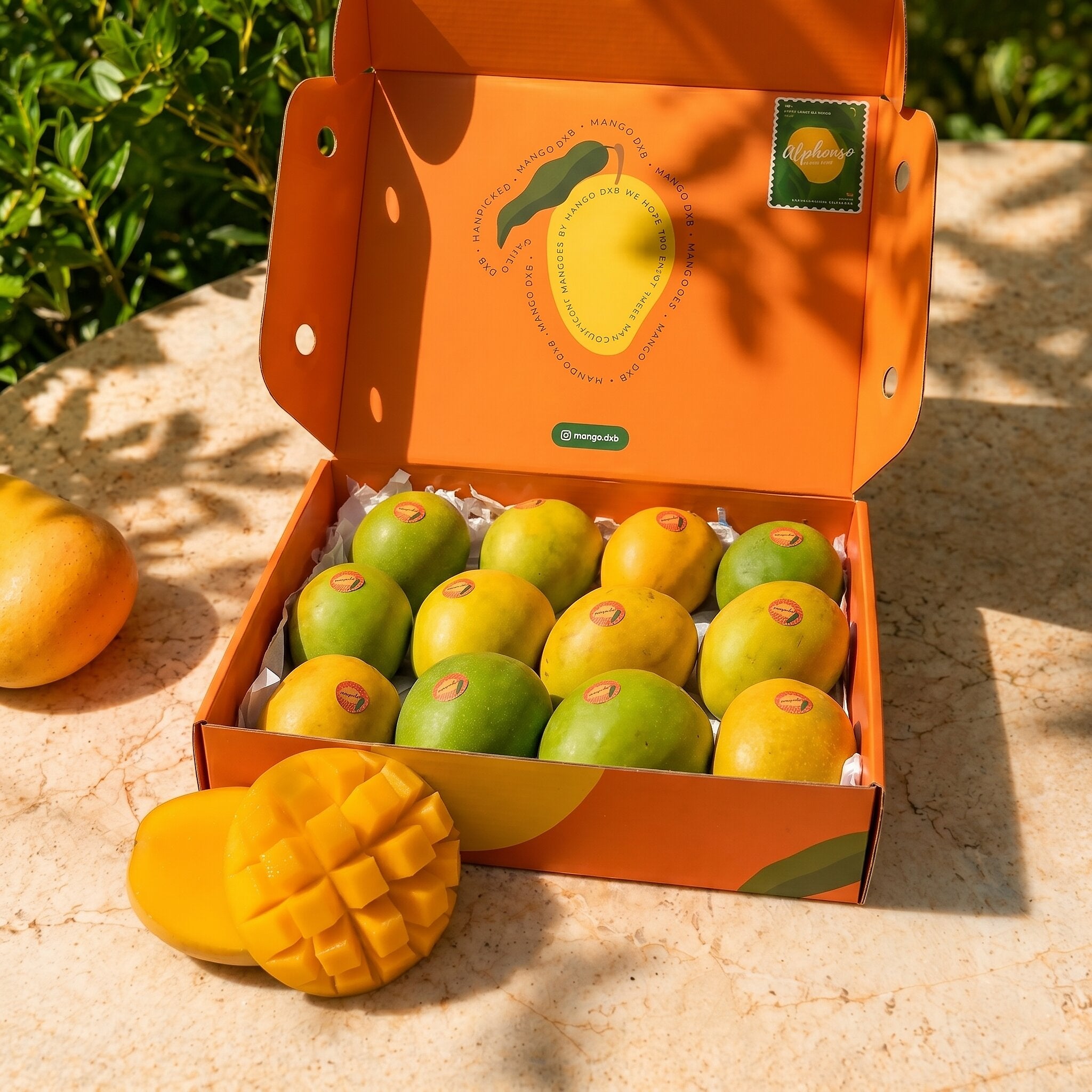 Premium Indian Alphonso Mangoes - Box of 12