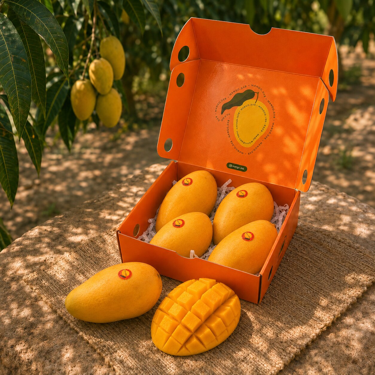 Premium Pakistani Sindhri Mangoes - Mini Box of 4
